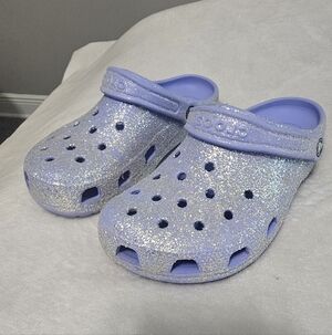 CROCS Glittery Lavender Clogs
